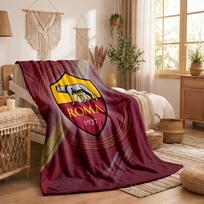 AS Roma themed vilnonis pledas Jaukus minkštas pliušinis pledas miegamajam, sofai, kelionėms 100x150cm