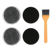 6 pcs HEPA Filter Compatible with Xiaomi JIMMY JV51 JV71 Handheld Cordless Vacuum Parts Kits black