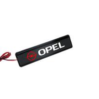Automobilio žibintas LED priekinės grotelės emblema ženklelis dekoratyvinis Opel Adam Ampera Corsa Insignia Karl Rocks-e Astra Mokka Cascada