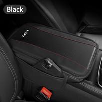 Nauja Automobilio Porankio Dėžutės Pagalvėlė Odinė Automobilio Porankio Kilimėlis Automobilio Aksesuarai KIA Sportage Ceed Sorento Cerato Optima Rio Soul K5 Stonic juoda
