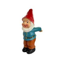 Resin Crafts Dwarf Hanging Flower Pot Cute Climbing Gnome Figurines  Christmas Style 1