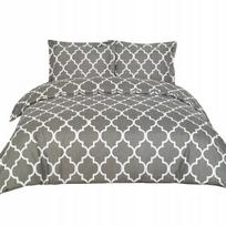 Medvilninio satino patalynės komplektas su antklodės užvalkalu 220x200 cm ir 2 pagalvių užvalkalais 70x80 cm, 3 dalių, Medvilninio satino patalynės komplektas su antklodės užvalkalu 220x200 cm ir 2 pagalvių užvalkalais 70x80 cm, 3 dalių