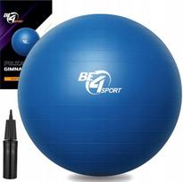 Gimnastikos kamuolys sustiprintas, 75 cm, su pompa, Gimnastikos kamuolys sustiprintas, 75 cm, su pompa