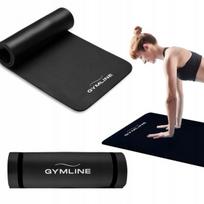 Sporto kilimėlis jogai ir gimnastikai NBR 180 x 60 x 1,5 cm, juodas, Sporto kilimėlis jogai ir gimnastikai NBR 180 x 60 x 1,5 cm, juodas