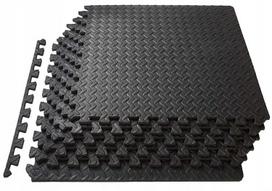 Sporto kilimėlis treniruotėms 180 x 120 cm, juodas, Sporto kilimėlis treniruotėms 180 x 120 cm, juodas