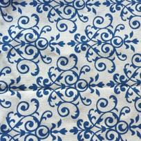 150x50/100cm Retro Blue Printed Cotton Linen Fabric For Decorative Cloth Curtains Tablecloths Handmade DIY Sewing FabricsTJ21808 150x50cm gray