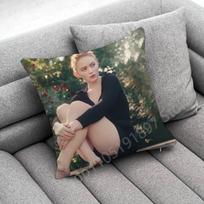 American Actress S-Sadie Sink Throw Pillow Case For 45*45cm 40cm 30cm 50cm 55cm Square Home Pillowcase Case 30cmx30cm gray