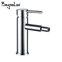 Brushed Gold Toilet Bidet Faucet Single Hole Single Handle Deck Mounted Hot&Cold Water Bidet Mixer Spinning Nozzle Bidet Tap gray