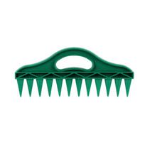 12-Hole Soil Digger Garden Dibber Seeds Spacing Tool Garden Tool for Easy Planting Seeds Raised Bed Planter Box Use blue