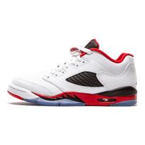 Jordan 5 Retro Fire Red 2016 GS 314338-101 35.5 white