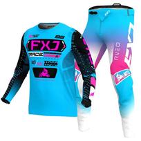 motokroso pavarų komplektas vaikams 4 5 6 7 8 9 10 11 12 13 metų Jaunimas vaikas Motociklas berniukas Mergaitė Jersey Pant Kits lenktyninis kostiumas Visureigis Enduro MX MTB XXL-28 black