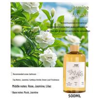 Gardenia Scented Oil Refill, 500ml - Long-Lasting Fragrance for Home or Hotel Diffuser. beige