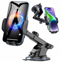 Telefono laikiklis Automobilinis laikiklis telefonui teleskopinis su siurbtuku 360 pasukamas, Automobilinis laikiklis telefonui teleskopinis su siurbtuku 360 pasukamas
