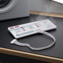 Laundry Appliance Control Panel Printed Labels Washer Light Gray white