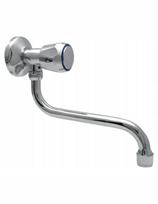 Wall-mounted washbasin faucet Batmix KRAN chrome
