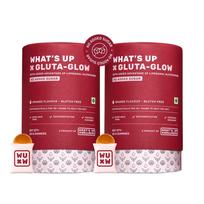 What's Up Wellness Gluta-Glow Gummies | Liposomal Glutathione Supplement with Vitamion C for Radiant Skin Tone | Depigmentation | Detoxification