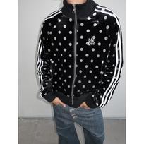 Retro Corduroy Polka Dot Funnel Collar Jacket Unisex Oversized Casual Short Coat Fall Medium gray