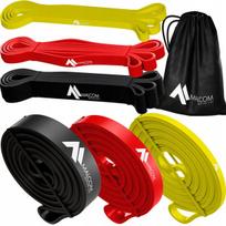 Pasipriešinimo gumų rinkinys treniruotėms, 3 vnt, 1–20 kg, Pasipriešinimo gumų rinkinys treniruotėms, 3 vnt, 1–20 kg