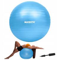 Gimnastikos kamuolys fitnesui 85 cm su pompa, Gimnastikos kamuolys fitnesui 85 cm su pompa
