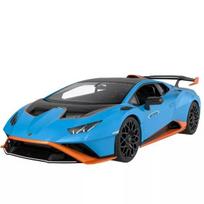 Rastar: Lamborghini Huracan STO mėlynas nuotoliniu būdu valdomas automobilis - 1:14