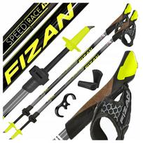 Žygio lazdos Fizan SPEED RACE, 73–125 cm, geltonos