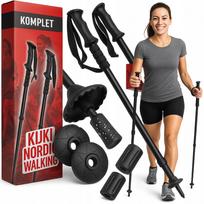 Teleskopinės NORDIC WALKING kalnų žygio lazdos