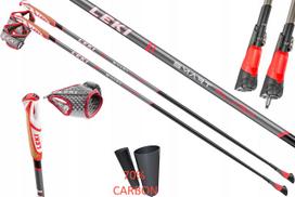 Šiaurietiško ėjimo lazdos LEKI SMART FLASH Carbon, 115 cm