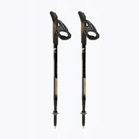 Šiaurietiško ėjimo lazdos Fizan Lite 4, pilkos ir smėlio, 52–130 cm