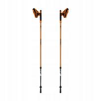 Žygio lazdos Alpinus Kungsleden, 80–135 cm, oranžinės ir raudonos