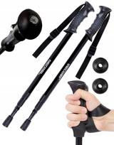 Šiaurietiško ėjimo lazdos NORDIC WALKING, reguliuojamos, su antgaliais