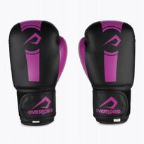Bokso pirštinės Overlord Boxer, juodos/rožinės, 10 oz