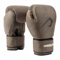 Bokso pirštinės Overlord Old School, rudos, 14 oz