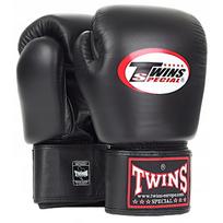 Bokso pirštinės Twins Special BGVL3, juodos, natūralios odos, 14 oz