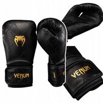 Bokso pirštinės Venum Contender 1.5 XT 3D, juodos/auksinės, 12oz