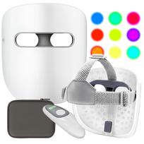 LED veido kaukė, 9 spalvų, įkraunama, su medicininiais diodais, dėklas