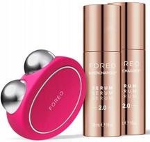 Veido tonizatorius FOREO BEAR su 2x 30 ml hialurono serumu
