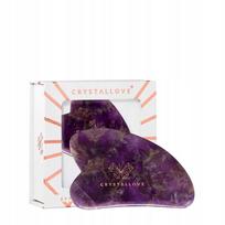 Veido masažo plokštelė CRYSTALLOVE, ametisto gua sha
