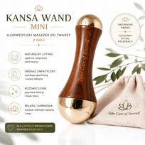 Veido masažuoklis KANSA WAND MINI, limfodrenažui ir stangrinimui