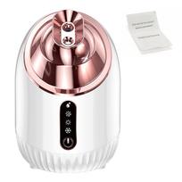 Veido drėkintuvas 3-in-1, nano garų purkštuvas, 240 ml, rožinis