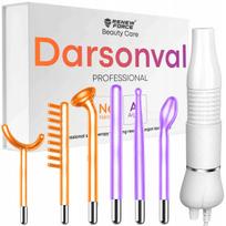 Darsonval ozono terapijos prietaisas su argano aliejumi, 6 antgaliai, 30W