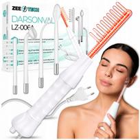 Veido ir plaukų priežiūros darsonvalis Derma Wand, 4 antgaliai, 10W