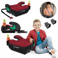 Automobilinė kėdutė su ISOFIX, bordo-pilkos spalvos, R129, 125–150 cm