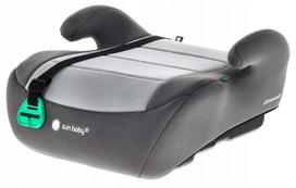 Automobilinė kėdutė Sun Baby LittleNest, pilka, 125–150 cm