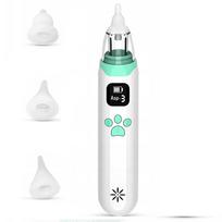 Elektrinis nosies aspiratorius, 3 siurbimo lygiai, USB įkrovimas, LED antgaliai, tylus