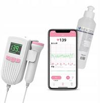 Vaisiaus širdies ritmo detektorius su Bluetooth, įrašymu ir mobiliąja programėle