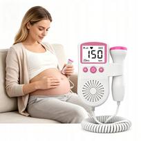 Rankinis širdies ritmo ir plaučių dopleris su LCD ekranu, be radiacijos