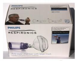 Inhaliacinė kamera PHILIPS OptiChamber su kauke vaikams ir suaugusiems, 5+ metų L dydis