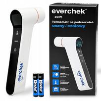 Infraraudonųjų spindulių bekontaktis termometras Everchek Swift, kaktai ir ausims