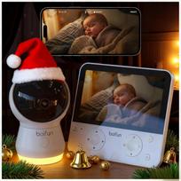 Vaizdo kūdikio stebėjimo kamera su Wi-Fi, 5,5" LCD ekranu, 4MP, pasukama, 4x priartinimas