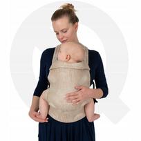 Reguliuojama kūdikio nešioklė QUSY Standard 2.0 Sand Stories Nude su nemokamomis pagalvėlėmis